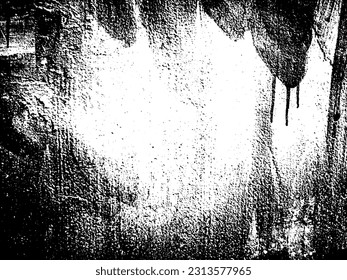 Rough black and white texture vector. Distressed overlay texture. Grunge background. Abstract textured effect. Vector Illustration. Black isolated on white background.