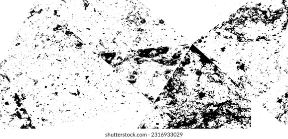 Rough black and white texture vector. Distressed overlay texture. Grunge background. Abstract textured effect. Vector Illustration. Black isolated on white background. EPS10
