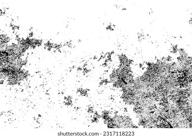 Rough black and white texture vector. Distressed overlay texture. Grunge background. Abstract textured effect. Vector Illustration. Black isolated on white background.