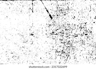 Rough black and white texture vector. Distressed overlay texture. Grunge background. Abstract textured effect. Vector Illustration. Black isolated on white background.