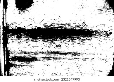 Rough black and white texture vector. Distressed overlay texture. Grunge background. Abstract textured effect. Vector Illustration. Black isolated on white background.