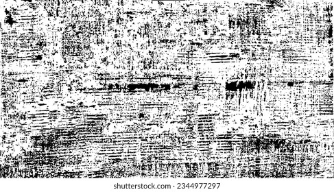 Rough black and white texture vector. Distressed overlay texture. Grunge background. Abstract textured effect. Vector Illustration. Black isolated on white background. EPS10