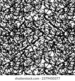 Rough black and white texture vector. Distressed overlay texture. Grunge background. Abstract textured effect. Vector Illustration. Black isolated on white background. EPS10.