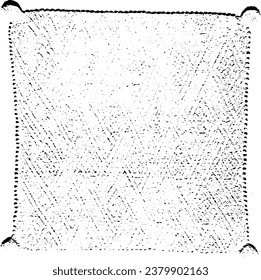 Rough black and white texture vector. Distressed overlay texture. Grunge background. Abstract textured effect. Vector Illustration. Black isolated on white background. EPS10.