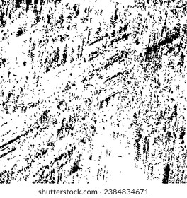 Rough black and white texture vector. Distressed overlay texture. Grunge background. Abstract textured effect. Vector Illustration. Black isolated on white background. EPS10.