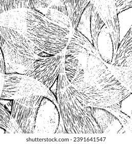 Rough black and white texture vector. Distressed overlay texture. Grunge background. Abstract textured effect. Vector Illustration. Black isolated on white background. EPS10.