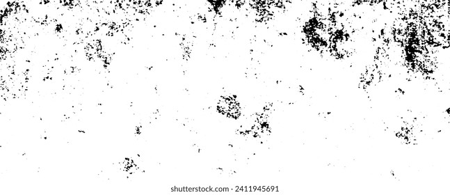 Rough black and white texture vector. Distressed overlay texture. Grunge background. Abstract textured effect. Vector Illustration. Black isolated on white background. EPS10