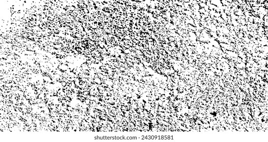 Rough black and white texture vector. Distressed overlay texture. Grunge background. Abstract textured effect. Vector Illustration. Black isolated on white background. EPS10