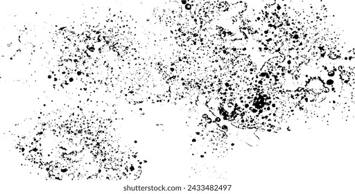 Rough black and white texture vector. Distressed overlay texture. Grunge background. Abstract textured effect. Vector Illustration. Black isolated on white background. EPS10