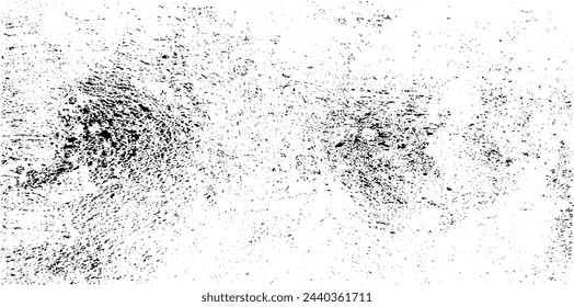 Rough black and white texture vector. Distressed overlay texture. Grunge background. Abstract textured effect. Vector Illustration. Black isolated on white background. EPS10