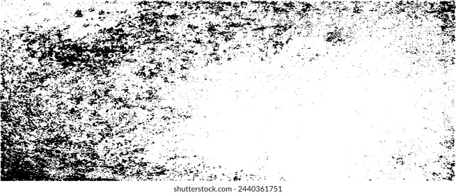 Rough black and white texture vector. Distressed overlay texture. Grunge background. Abstract textured effect. Vector Illustration. Black isolated on white background. EPS10