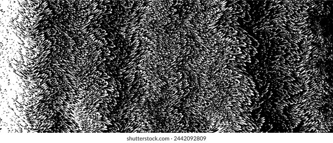 Rough black and white texture vector. Distressed overlay texture. Grunge background. Abstract textured effect. Vector Illustration. Black isolated on white background. EPS10