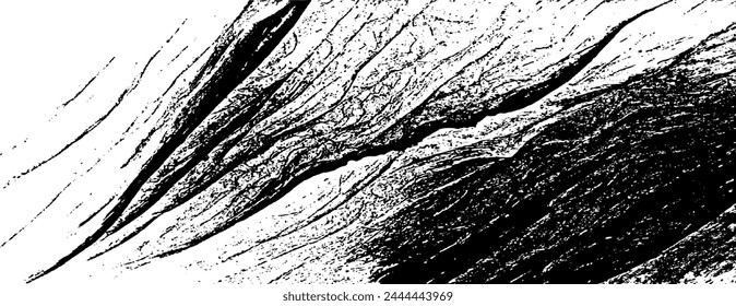 Rough black and white texture vector. Distressed overlay texture. Grunge background. Abstract textured effect. Vector Illustration. Black isolated on white background. EPS10