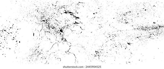 Rough black and white texture vector. Distressed overlay texture. Grunge background. Abstract textured effect. Vector Illustration. Black isolated on white background. EPS10