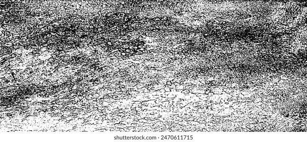 Rough black and white texture vector. Distressed overlay texture. Grunge background. Abstract textured effect. Vector Illustration. Black isolated on white background. EPS10