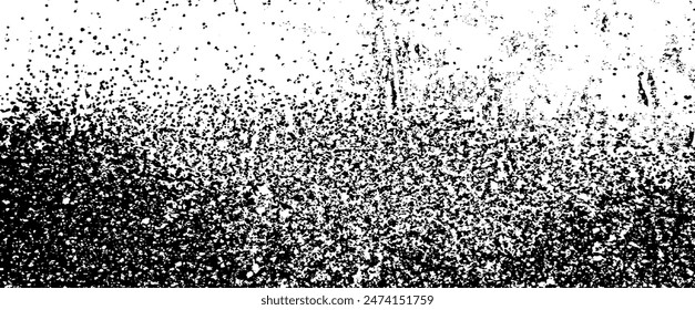 Rough black and white texture vector. Distressed overlay texture. Grunge background. Abstract textured effect. Vector Illustration. Black isolated on white background. EPS10.