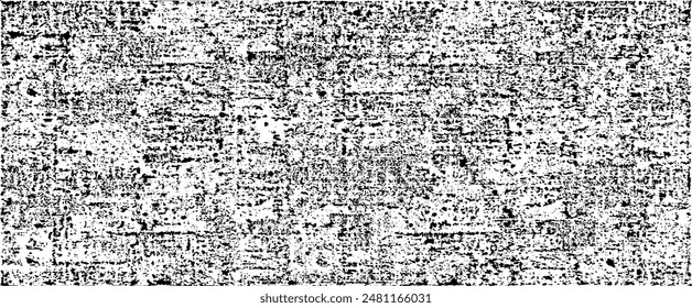 Rough black and white texture vector. Distressed overlay texture. Grunge background. Abstract textured effect. Vector Illustration. Black isolated on white background. EPS10