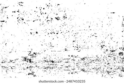 Rough black and white texture vector. Distressed overlay texture. Grunge background. Abstract textured effect. Vector Illustration. Black isolated on white background. EPS10