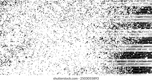 Rough black and white texture vector. Distressed overlay texture. Grunge background. Abstract textured effect. Vector Illustrations