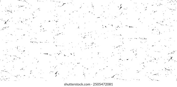 Rough black and white texture vector. Distressed overlay texture. Grunge background. Abstract textured effect. Vector Illustration. Black isolated on white background. EPS10.