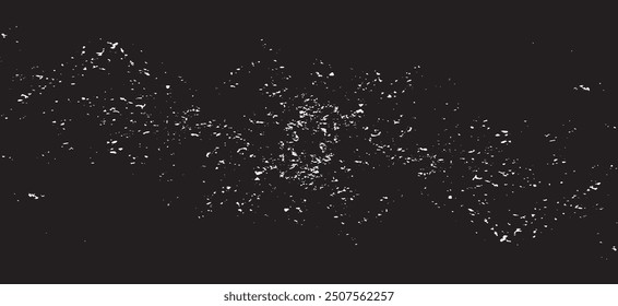 Rough black and white texture vector. Distressed overlay texture. Grunge background. Abstract textured effect. Vector Illustration. Black isolated on white background. EPS10.