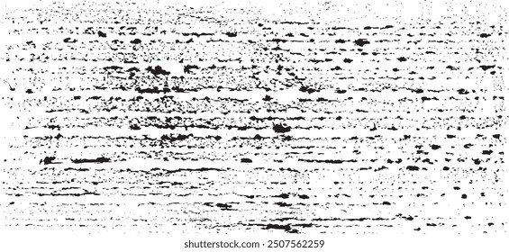 Rough black and white texture vector. Distressed overlay texture. Grunge background. Abstract textured effect. Vector Illustration. Black isolated on white background. EPS10.