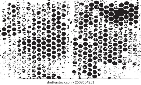 Rough black and white texture vector. Distressed overlay texture. Grunge background. Abstract textured effect. Vector Illustration. Black isolated on white background. EPS10.
