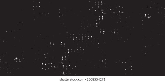 Rough black and white texture vector. Distressed overlay texture. Grunge background. Abstract textured effect. Vector Illustration. Black isolated on white background. EPS10.
