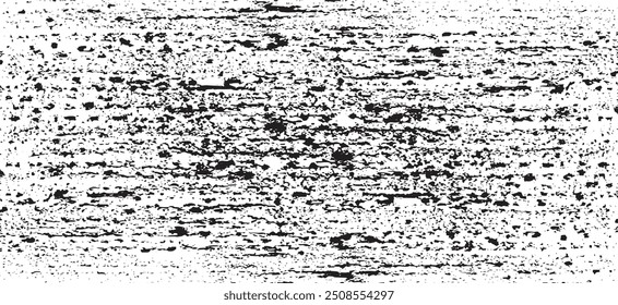 Rough black and white texture vector. Distressed overlay texture. Grunge background. Abstract textured effect. Vector Illustration. Black isolated on white background. EPS10.