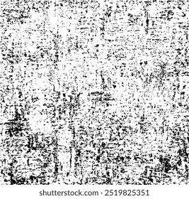 Rough black and white texture vector. Distressed overlay texture. Grunge background. Abstract textured effect. Vector Illustration. Black isolated on white background. EPS10.