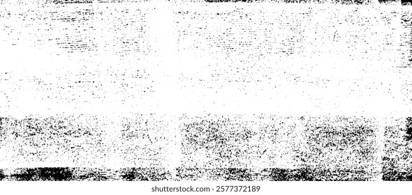 Rough black and white texture vector. Distressed overlay texture. Grunge background. Abstract textured effect. Vector Illustration. Black isolated on white background. EPS10