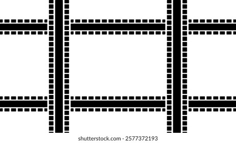Rough black and white texture vector. Distressed overlay texture. Grunge background. Vintage film overlay. EPS10