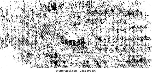 Rough black and white texture vector. Distressed overlay texture. Grunge background. Abstract textured effect. Vector Illustration. Black isolated on white background. EPS10