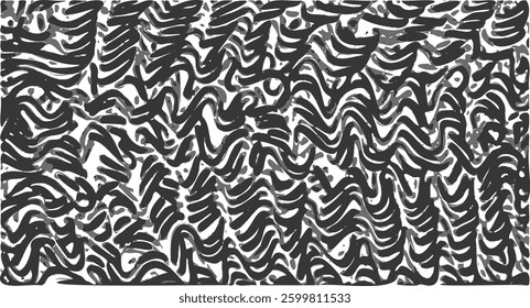Rough black and white texture vector. Distressed overlay texture. Grunge background. Abstract textured effect. Vector Illustration. Black isolated on white background. EPS10