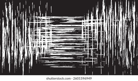 Rough black and white texture vector. Distressed overlay texture. Grunge background. Abstract textured effect. Vector Illustration. Black isolated on white background. EPS10