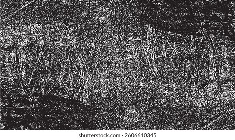 Rough black and white texture vector. Distressed overlay texture. Grunge background. Abstract textured effect. Vector Illustration. Black isolated on white background. EPS10