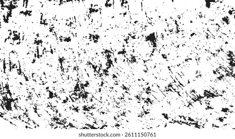 Rough black and white texture vector. Distressed overlay texture. Grunge background. Abstract textured effect. Vector Illustration. Black isolated on white background. EPS10

