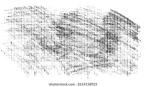 Rough black and white texture vector. Distressed overlay texture. Grunge background. Abstract textured effect. Vector Illustration. Black isolated on white background. EPS10