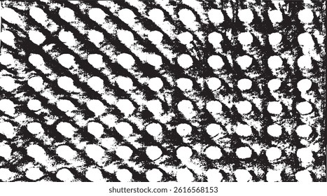 Rough black and white texture vector. Distressed overlay texture. Grunge background. Abstract textured effect. Vector Illustration. Black isolated on white background. EPS10