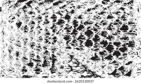 Vector áspero de la textura del blanco y negro. Textura de superposición afligida. Fondo de Grunge. Abstractas efecto texturizado. Ilustración vectorial. Negro aislado sobre fondo blanco. EPS10