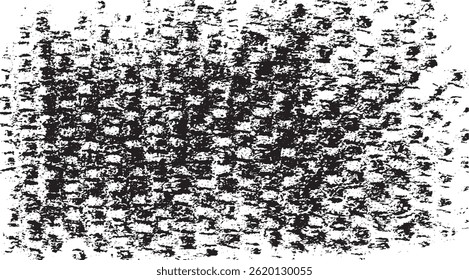 Rough black and white texture vector. Distressed overlay texture. Grunge background. Abstract textured effect. Vector Illustration. Black isolated on white background. EPS10