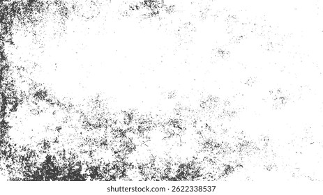 Rough black and white texture vector .Wall distressed texture background. grunge concrete overlay texture, back flat subway concrete stone