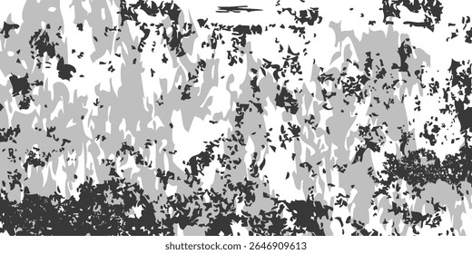 Rough black and white texture vector. Distressed overlay texture. Grunge background. Abstract textured effect. Vector Illustration. Black isolated on white background. EPS10.