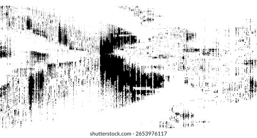 Rough black and white texture vector. Distressed overlay texture. Grunge background. Abstract textured effect. Vector Illustration. Black isolated on white background