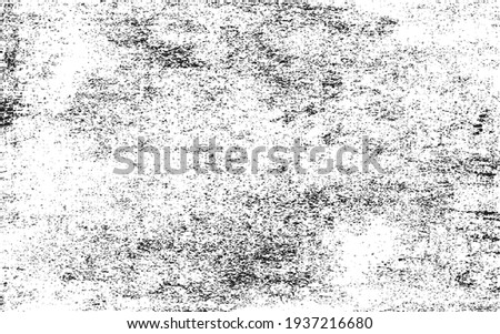 Rough black and white texture vector. Distressed overlay texture. Grunge background. Abstract textured effect. Vector Illustration. Black isolated on white background. EPS10.