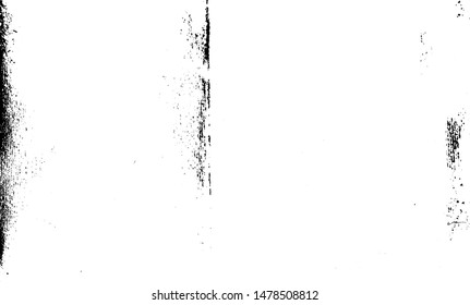 Rough black and white vector texture. Distressed overlay texture. Grunge background. Abstract textured effect. Vector Illustration. Black isolated on white background. EPS10.