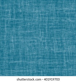 Rough blue fabric. Worn texture. Vector design.
