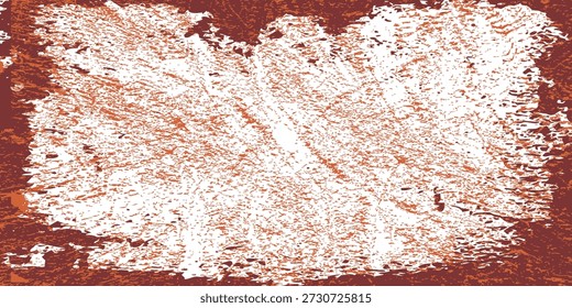 Textura grunge marrom áspera com superfície de pintura aflita. Fundo abstrato orgânico com sensação de terra desgastada