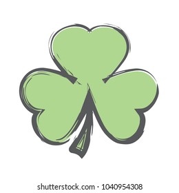 Rough Brush Icon - Shamrock