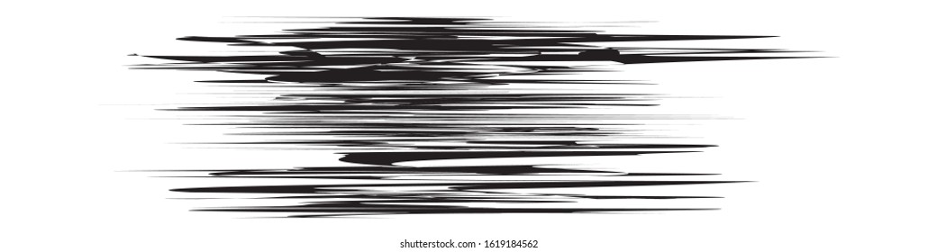 Pincel grueso Trazo Hatching Grunge Dibujo Tinta Shabby Cuadrícula con líneas